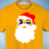 Santa’s LGBTQ Progress Pride Flag Shades Premium Unisex T-Shirt - Gold