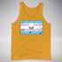 Transgender Pride Pirate Flag Premium Tank Top - Gold