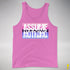Assume Nothing Omnisexual Pride Flag Premium Tank Top - Neon Pink