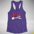 Believe Transgender Pride Jingle Bell Racerback Tank - Purple