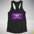 Lesbian Labrys Pride Pirate Flag Racerback Tank - Black