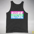 Assume Nothing Polysexual Pride Flag Premium Tank Top - Charcoal Triblend