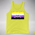 Nonbinary Pride Pirate Flag Premium Tank Top - Neon Yellow