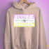 Assume Nothing Twink Pride Flag Hoodie - Light Pink