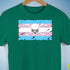 Transgender Pride Pirate Flag Premium Unisex T-Shirt - Kelly Green