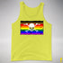 Philly LGBTQ Pride Pirate Flag Premium Tank Top - Neon Yellow