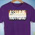 Assume Nothing Bear Pride Flag Premium Unisex T-Shirt - Purple