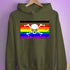 Philly LGBTQ Pride Pirate Flag Hoodie - Army