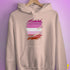 Pink Lesbian Ripped Reveal Hoodie - Light Pink