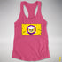 Intersex Pride Pirate Flag Racerback Tank - Hot Pink