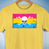 Pansexual Pride Pirate Flag Premium Unisex T-Shirt - Yellow