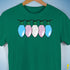 Transgender Pride Flag Christmas Lights Premium Unisex T-Shirt - Kelly Green