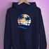 Transgender Pride Hammock Summer Beach Sunset Hoodie - Navy