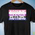 Assume Nothing Genderfluid Pride Flag Premium Unisex T-Shirt - Black