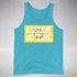 Assume Nothing Intersex Pride Flag Premium Tank Top - Aqua Triblend