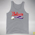 Believe Genderfluid Pride Jingle Bell Premium Tank Top - Grey Heather