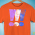 Drag Pride Grunge Exclamation Points Premium Unisex T-Shirt - Orange