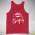 Pride Sloth Pink Lesbian Flag Sunglasses Premium Tank Top - Red