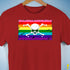 Gilbert Baker LGBTQ Pride Pirate Flag Premium Unisex T-Shirt - Red