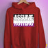 Assume Nothing Asexual Pride Flag Hoodie - Red