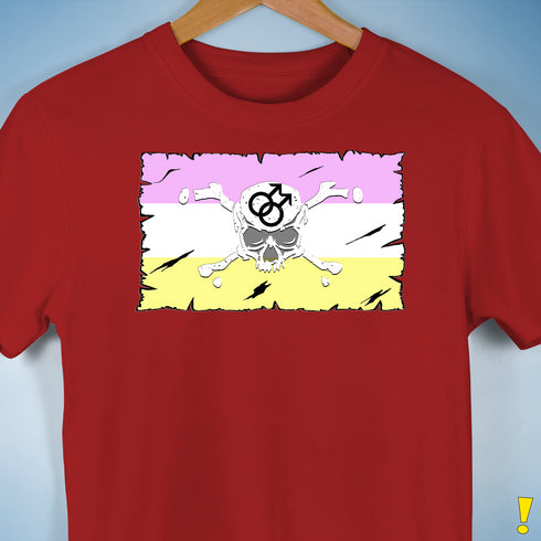 Twink Pride Pirate Flag Premium Unisex T-Shirt - Red