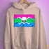 Polysexual Pride Pirate Flag Hoodie - Light Pink