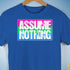 Assume Nothing Polysexual Pride Flag Premium Unisex T-Shirt - Royal Blue