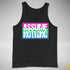 Assume Nothing Polysexual Pride Flag Premium Tank Top - Black