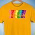 Distressed Gilbert Baker LGBTQ Pride Exclamation Points Premium - Gold