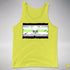 Agender Pride Pirate Flag Premium Tank Top - Neon Yellow