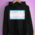 Assume Nothing Transgender Pride Flag Hoodie - Black