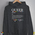 Queer Definition Hoodie - Dark Grey Heather