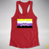 Nonbinary Pride Pirate Flag Racerback Tank - Red