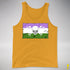 Genderqueer Pride Pirate Flag Premium Tank Top - Gold