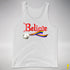 Believe LGBTQ Rainbow Pride Jingle Bell Premium Tank Top - White