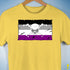 Asexual Pride Pirate Flag Premium Unisex T-Shirt - Yellow