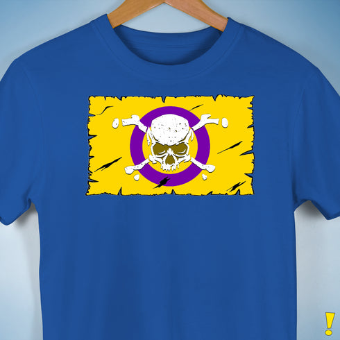 Intersex Pride Pirate Flag Premium Unisex T-Shirt - Royal Blue