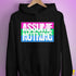 Assume Nothing Polysexual Pride Flag Hoodie - Black