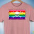 Gilbert Baker LGBTQ Pride Pirate Flag Premium Unisex T-Shirt - Mauve Heather