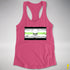 Agender Pride Pirate Flag Racerback Tank - Hot Pink