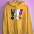 Asexual Pride Exclamation Points Hoodie - Mustard