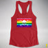 Gilbert Baker LGBTQ Pride Pirate Flag Racerback Tank - Red