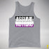 Assume Nothing Asexual Pride Flag Premium Tank Top - Grey Heather
