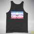 Bigender Pride Pirate Flag Premium Tank Top - Charcoal Triblend