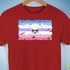 Bigender Pride Pirate Flag Premium Unisex T-Shirt - Red