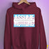 Assume Nothing Transgender Pride Flag Hoodie - Maroon