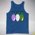 Genderqueer Pride Christmas Lights Premium Tank Top - Royal Blue