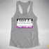 Assume Nothing Asexual Pride Flag Racerback Tank - Heather Grey