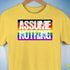 Assume Nothing Philly LGBTQ Gay Pride Flag Premium Unisex T-Shirt - Yellow