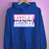 Assume Nothing Omnisexual Pride Flag Hoodie - Royal Blue
